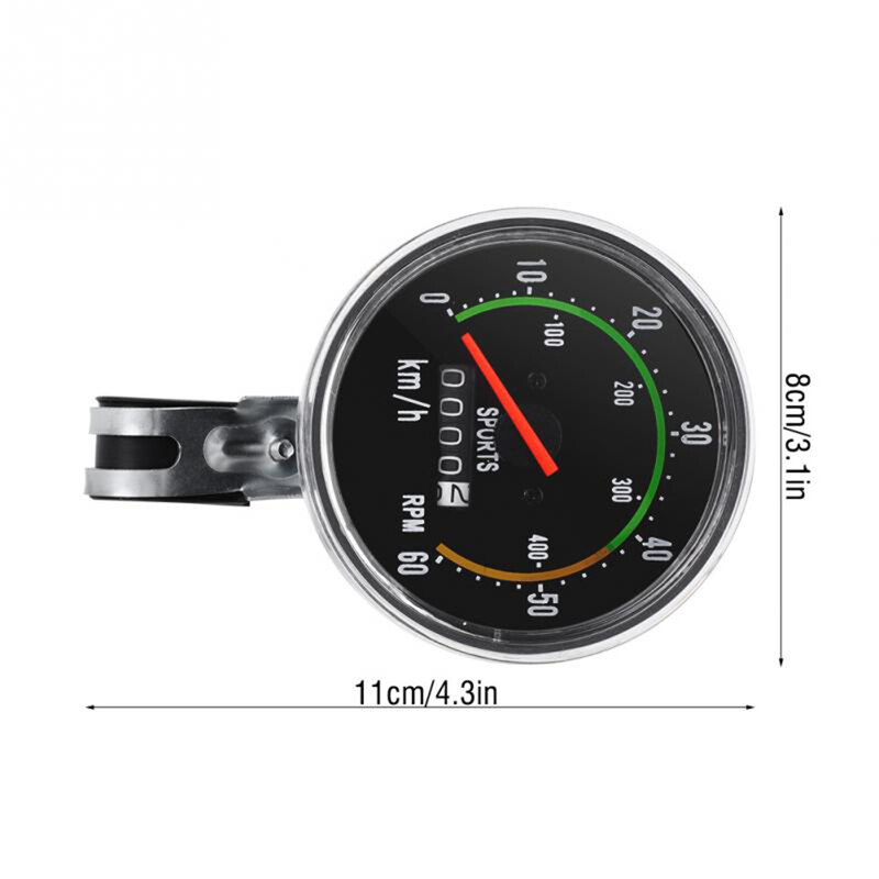 Dviračio kompiuteris Mechaninis klasikinis retro dviračių odometro chronometras Dviračio laidinis spidometro važiavimo dviračiu priedas