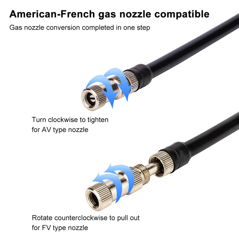 Pompă de aer pentru bicicletă ZTTO 300PSI Pompă de șoc pentru bicicletă MTB de înaltă presiune cu indicator de supapă Schrader Presta pentru suspensie spate a furcii din față