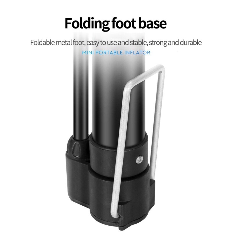 Xunting kalnu velosipēda šosejas velosipēdu sūknis MAX 140PSI Riding pārnēsājams mini velosipēdu sūknis basketbola rotaļlieta piepūšamā caurule