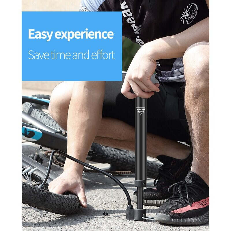 Xunting kalnu velosipēda šosejas velosipēdu sūknis MAX 140PSI Riding pārnēsājams mini velosipēdu sūknis basketbola rotaļlieta piepūšamā caurule