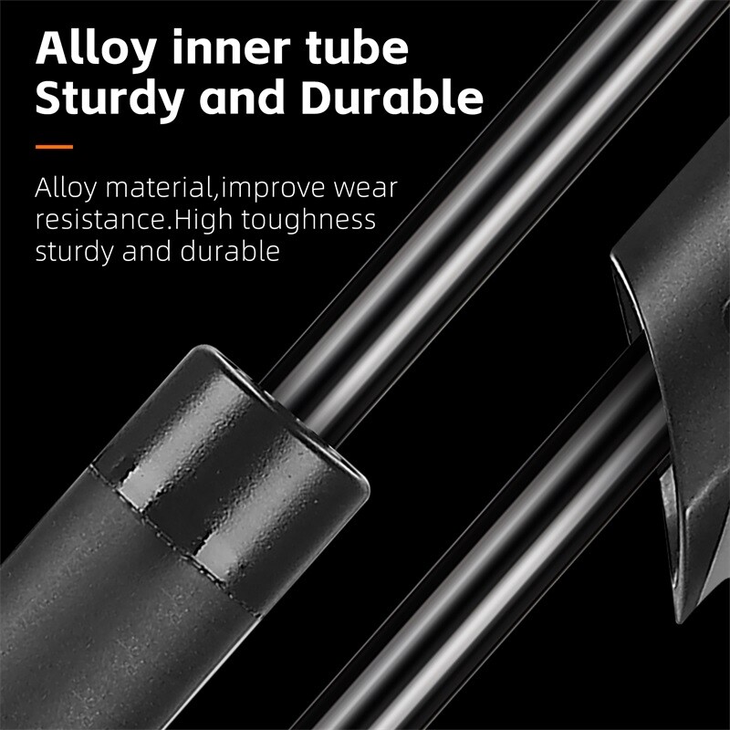 WEST BIKING Преносима велосипедна помпа с манометър Ръчна помпа за въздух за гуми за MTB шосеен велосипед Автомобилен скутер Schrader Presta Valve AV FV