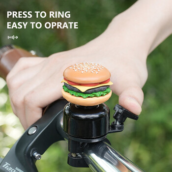 Bicycle Hamburger Mini Small Bell Road Bicycle Bell Παιδικό κράμα αλουμινίου Bell Εξοπλισμός ποδηλασίας