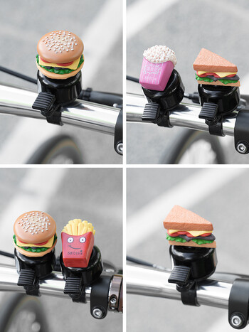 Bicycle Hamburger Mini Small Bell Road Bicycle Bell Παιδικό κράμα αλουμινίου Bell Εξοπλισμός ποδηλασίας