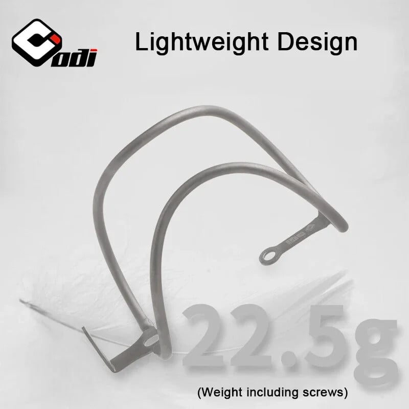 ODI Ultralight 18g Клетка за бутилка за вода за велосипеди Титаниева сплав MTB Поставка за бутилка за вода за шосеен велосипед Издръжлива стойка за чаша за планинско колоездене