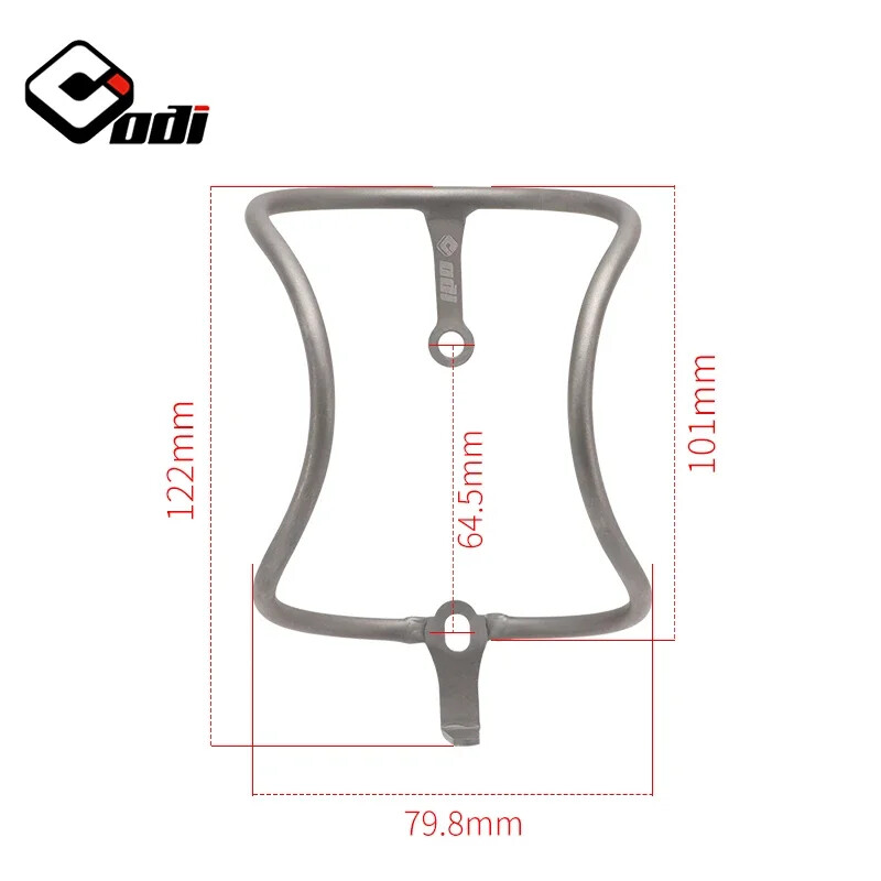 ODI Ultralight 18g Клетка за бутилка за вода за велосипеди Титаниева сплав MTB Поставка за бутилка за вода за шосеен велосипед Издръжлива стойка за чаша за планинско колоездене