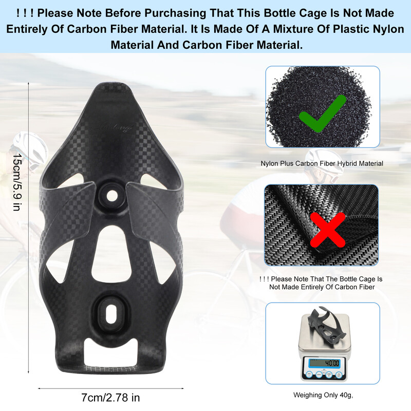 HUALONG velosipēda ūdens pudeļu turētājs plastmasas oglekļa šķiedras ūdens pudeļu būris šosejas velosipēdi kalnu velosipēda ūdens pudeļu dzērienu krūzes turētājs