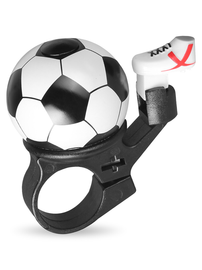 Kalnu ceļu velosipēda zvans skaļš mini multfilma futbols riteņbraukšana MTB zvana gredzens drošība futbols zvana gredzens rags riteņbraukšanas stūre