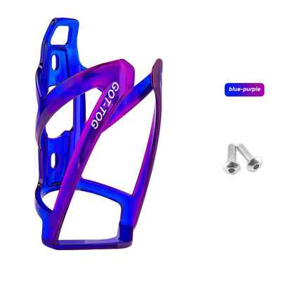 Държач за бутилка за вода за велосипед Цветен градиент Клетки за бутилка за колоездене Планински път Поставка за колба за велосипед Поставка Аксесоари за MTB велосипед