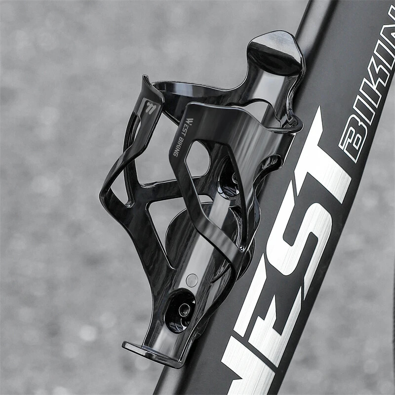 WEST BIKING Лек държач за бутилка за велосипед Адаптивна клетка за бутилка със скрит GPS Airtag Съхранение за MTB аксесоари за шосейни велосипеди