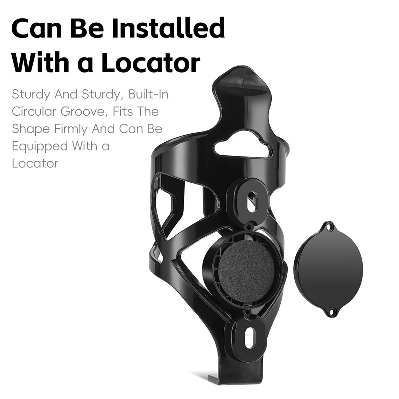 WEST BIKING Лек държач за бутилка за велосипед Адаптивна клетка за бутилка със скрит GPS Airtag Съхранение за MTB аксесоари за шосейни велосипеди