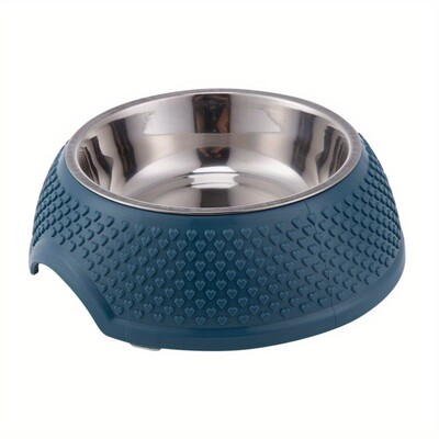 Posuda za hranjenje kućnih ljubimaca od nehrđajućeg čelika Neklizajuće, izdržljivo posuđe za kućne ljubimce Perivo jelo za vodu za pseću hranu Zdjele za mačke s uzorkom u obliku srca