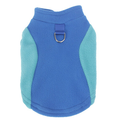 Flīsa suņu veste kapuces Ziemas mazs, vidējs suņu mēteļa jaka franču buldogam Chiwawa mājdzīvnieku džemperis Apģērbs ar D gredzenu XXL