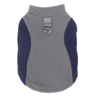 Flīsa suņu veste kapuces Ziemas mazs, vidējs suņu mēteļa jaka franču buldogam Chiwawa mājdzīvnieku džemperis Apģērbs ar D gredzenu XXL