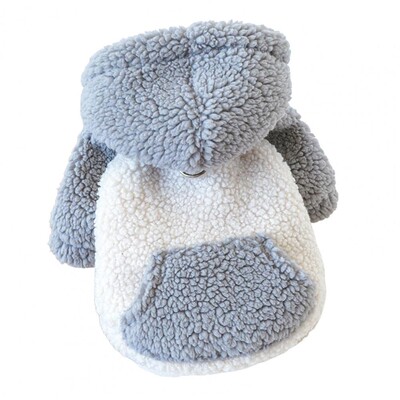 Mājdzīvnieku džemperis, ērts biezināts, divu kāju vilnas jaka, ziemas mājdzīvnieku suņu apģērbs, suņu džemperis, suņu piederumi