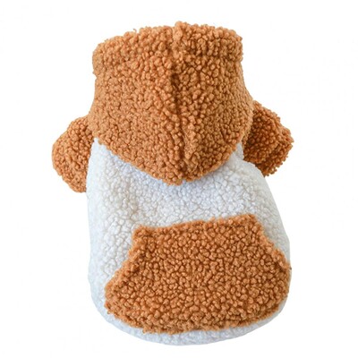 Mājdzīvnieku džemperis, ērts biezināts, divu kāju vilnas jaka, ziemas mājdzīvnieku suņu apģērbs, suņu džemperis, suņu piederumi