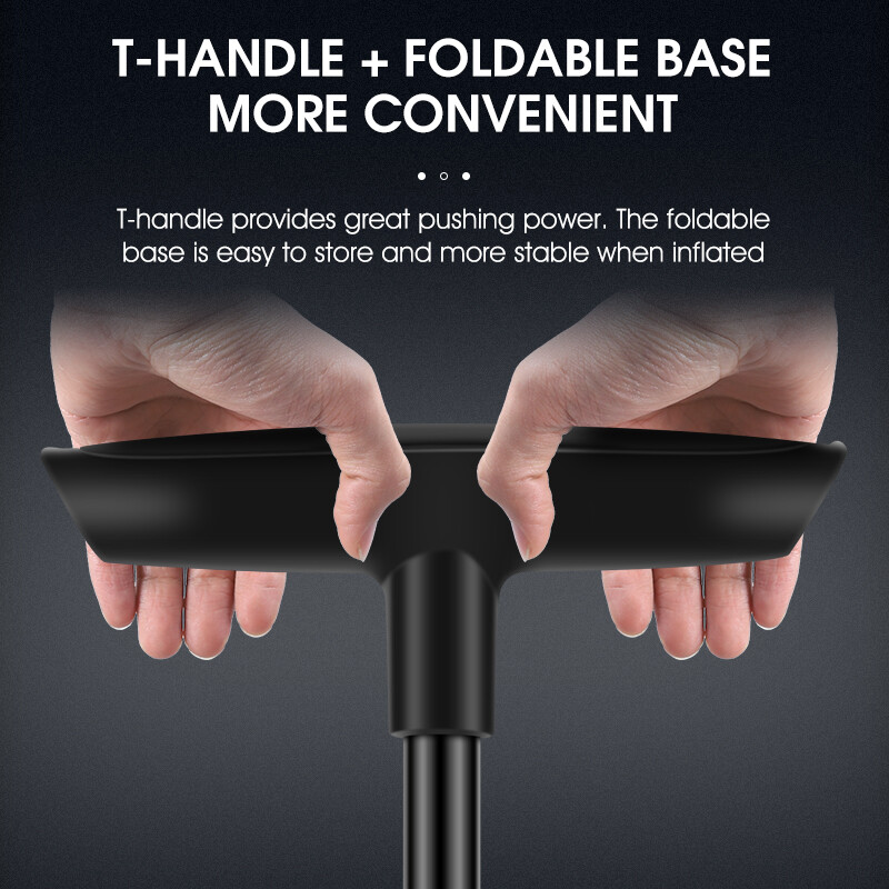 WEST BIKING 140PSI Помпа за велосипедни гуми Домакински ръчен помпа за велосипеди Електрически мотоциклети Помпа за помпа за топка за гуми