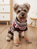 M73 Rudens un ziemas Ziemassvētku cepure maskēšanās suņu mājdzīvnieku džemperis modes silta vidēja un maza suņa apģērba mopsis