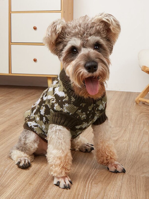 M73 Rudens un ziemas Ziemassvētku cepure maskēšanās suņu mājdzīvnieku džemperis modes silta vidēja un maza suņa apģērba mopsis