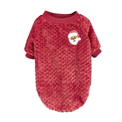 W40 Дрехи за кучета зима нова Коледа Дядо Коледа снежен човек лос котка малко средно голямо куче дрехи за домашни любимци дрехи за домашни любимци