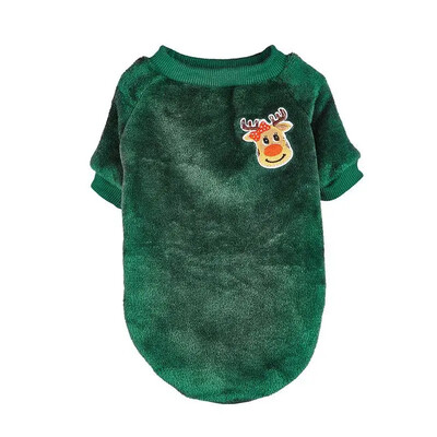 W40 Дрехи за кучета зима нова Коледа Дядо Коледа снежен човек лос котка малко средно голямо куче дрехи за домашни любимци дрехи за домашни любимци