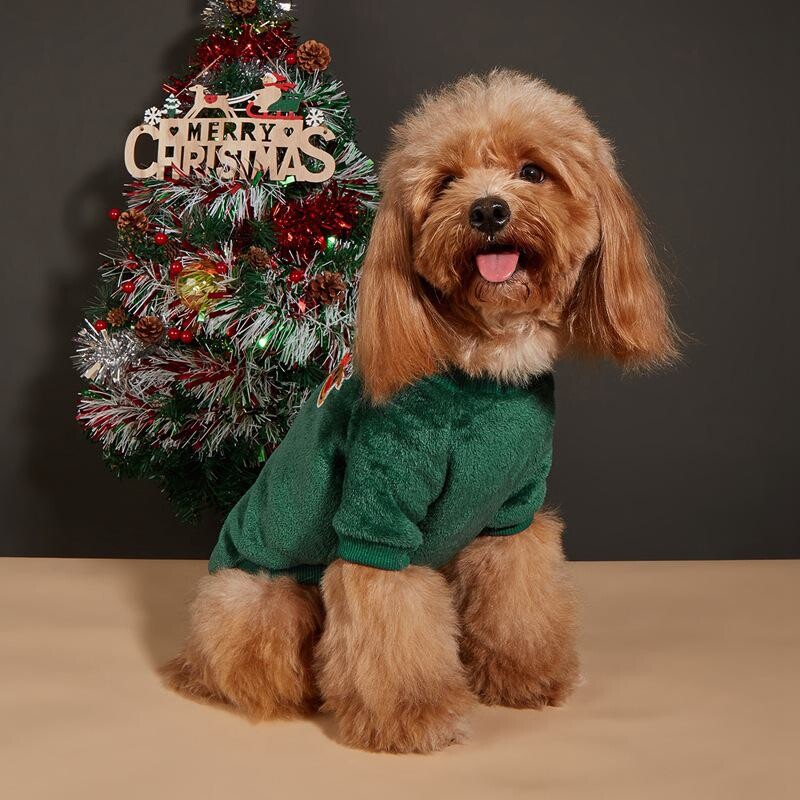 W40 Дрехи за кучета зима нова Коледа Дядо Коледа снежен човек лос котка малко средно голямо куче дрехи за домашни любимци дрехи за домашни любимци