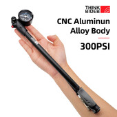 ThinkRider prijenosna visokotlačna zračna pumpa za bicikle od 300 psi s mjeračem za vilicu i stražnji ovjes, amortizer, brdski bicikl