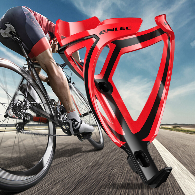 ENLEE Road kalnu velosipēdu pudeļu turētāju būri, universāls velosipēdu pudeļu turētājs, nodilumizturīgs viegls āra riteņbraukšanas aprīkojums