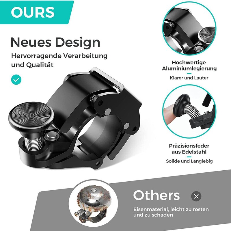 Zvono za bicikle na otvorenom Praktično zvono za bicikle otporno na habanje za dijelove za vožnju