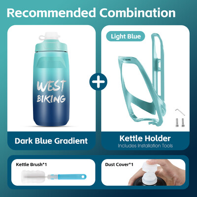 WEST BIKNG Kavez za biciklističke boce za vodu Višebojni nosač za boce Lagani jednodijelni MTB kavez za boce za cestovne bicikle Stalak za čaše za piće