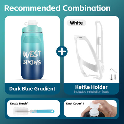 WEST BIKNG Kavez za biciklističke boce za vodu Višebojni nosač za boce Lagani jednodijelni MTB kavez za boce za cestovne bicikle Stalak za čaše za piće