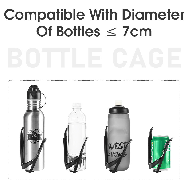 WEST BIKNG Kavez za biciklističke boce za vodu Višebojni nosač za boce Lagani jednodijelni MTB kavez za boce za cestovne bicikle Stalak za čaše za piće