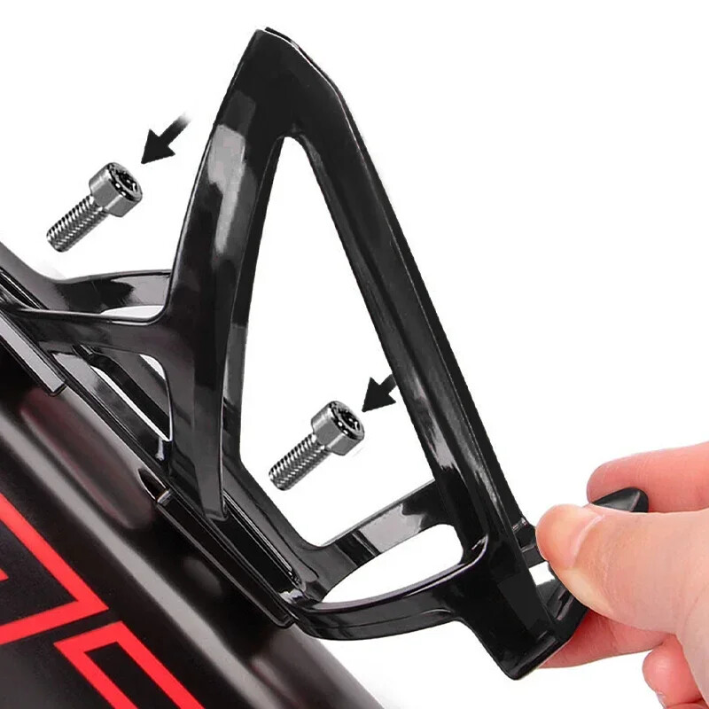 1 komplekts riteņbraukšanas pudeļu būri MTB šosejas velosipēda ūdens pudeļu turētājs Krāsains viegls velopudeļu kronšteins velosipēda piederums