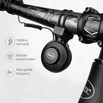 MTB Bike Bell φόρτιση Ηχείο USB Επαναφορτισμένο Mini Electric Bike Horn 4 Λειτουργίες Cycling Ηλεκτρικό ποδήλατο Αξεσουάρ για σκούτερ