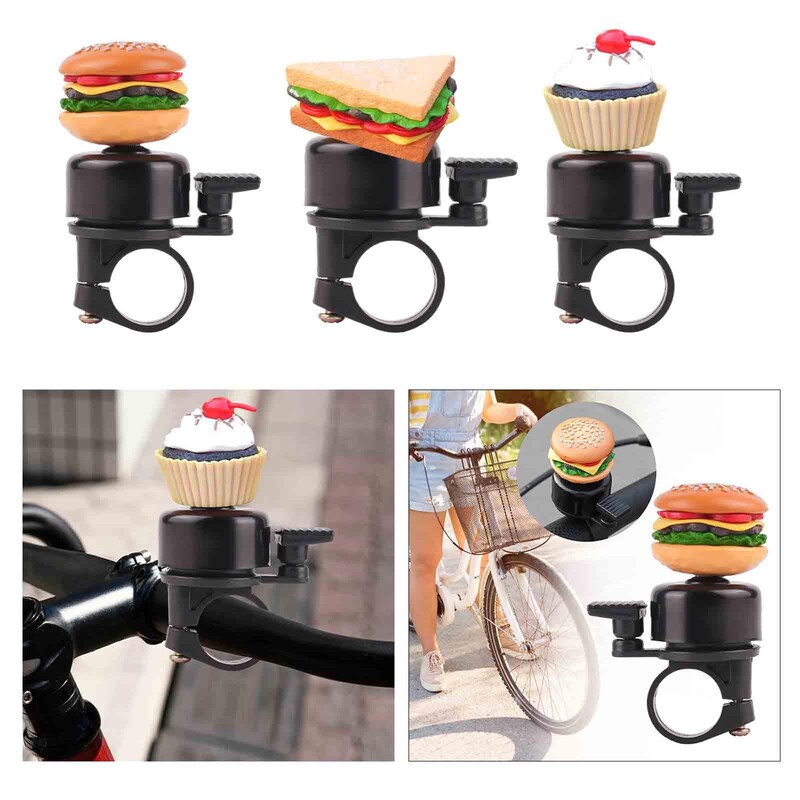 Dviračių varpelio dviračių priedai Dovanos mergaitėms berniukams Lengvai montuojamas animacinis dviračių varpas, skirtas BMX plento dviračių kalnų dviračių paspirtukui