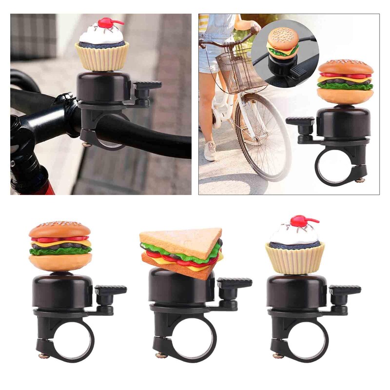 Dviračių varpelio dviračių priedai Dovanos mergaitėms berniukams Lengvai montuojamas animacinis dviračių varpas, skirtas BMX plento dviračių kalnų dviračių paspirtukui