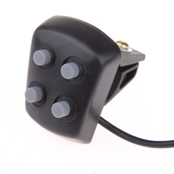 Bicycle Siren 4 Sounds Melody Bicycle Power Horn Siren Bell 6-LED Strobe μπλε και κόκκινο φως ασφαλείας ποδηλάτου για Παιδικό ποδήλατο