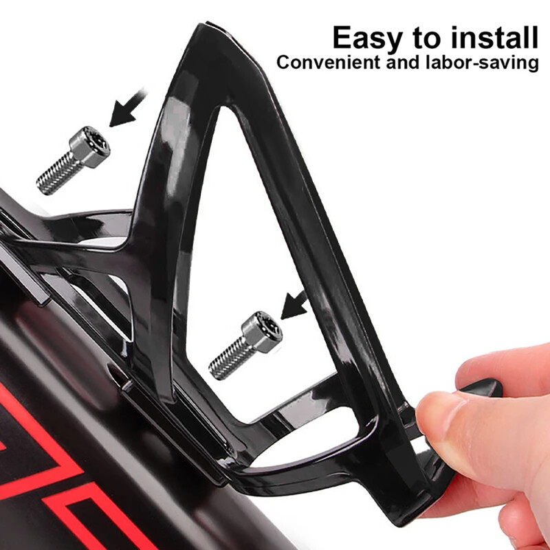 Държач за бутилка за вода за велосипед Цветни градиентни клетки за бутилки Молдинг от една част Поставка Колоездене Скоба за чайник MTB Оборудване за велосипеди