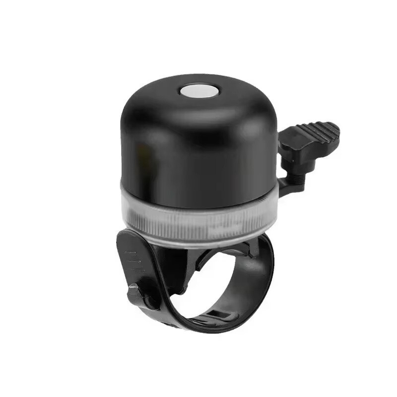 Zvono za bicikl sa svjetlom 120DB USB punjiva svjetiljka za trubu za bicikle 3 načina rada Sklopiva biciklistička svjetiljka za e-bicikl Dodatna oprema za vožnju