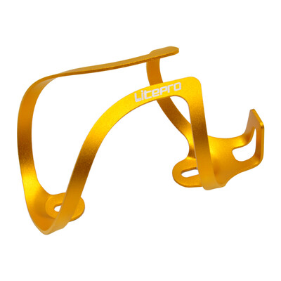 JKLitepro MTB шосеен велосипед C версия Държач за бутилка за вода Чаша за клетка за бутилка Свръхлека сплав 20g за сгъваем велосипед brompton