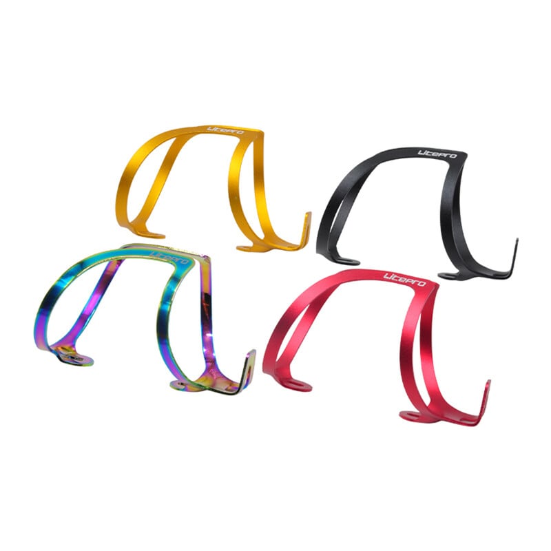 JKLitepro MTB шосеен велосипед C версия Държач за бутилка за вода Чаша за клетка за бутилка Свръхлека сплав 20g за сгъваем велосипед brompton