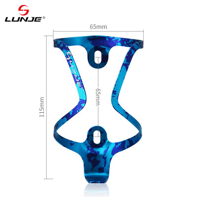 LUNJE Ultralight Bicycle Bottle Cage Държач за чаша за вода от алуминиева сплав Държач за бутилка за вода Държач за бутилка за вода Планински път
