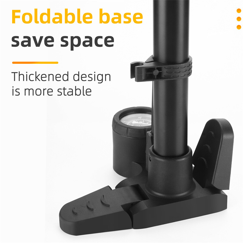 WEST BIKING 230 PSI augstspiediena velosipēda sūknis salokāms viegls MTB šosejas velosipēda sūknis alumīnija sakausējuma riepu piepūšanas rīks riteņbraukšanai