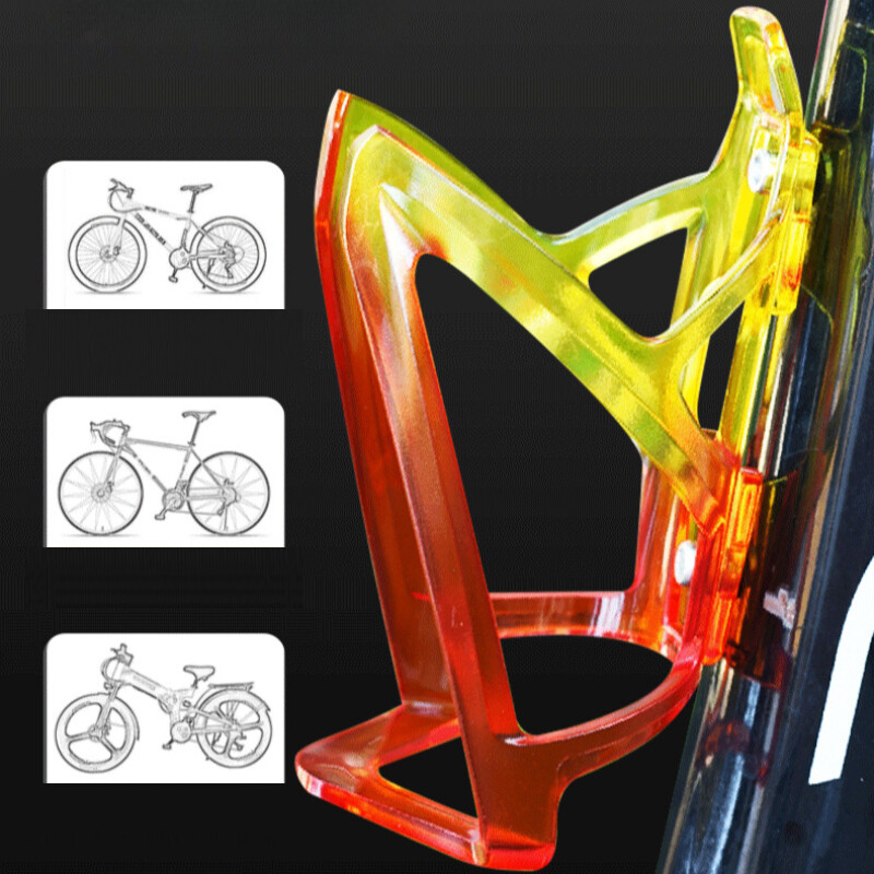 Velosipēdu pudeļu būri MTB ceļa velosipēda ūdens pudeļu turētājs Krāsains viegls velopudeļu kronšteins velosipēda aksesuārs