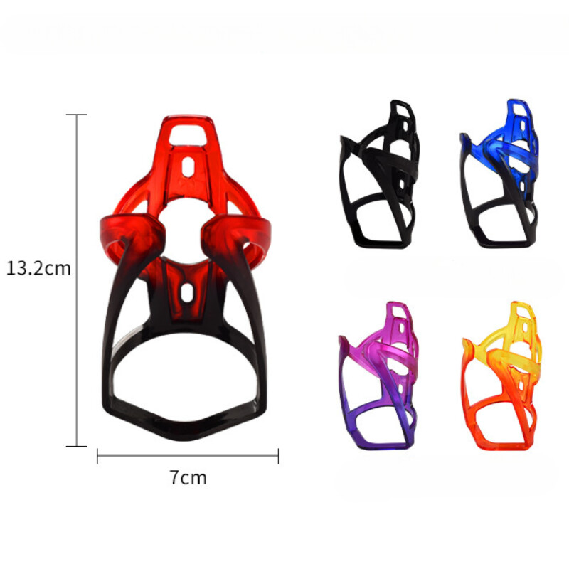 Velosipēdu pudeļu būri MTB ceļa velosipēda ūdens pudeļu turētājs Krāsains viegls velopudeļu kronšteins velosipēda aksesuārs