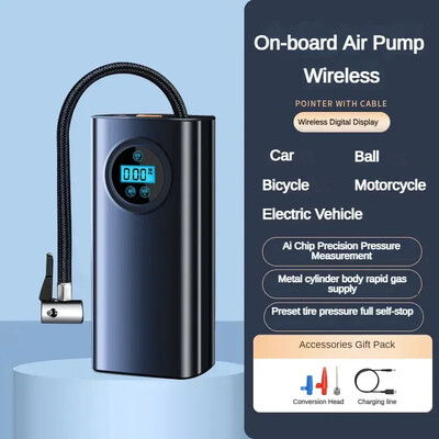 Prijenosna električna pumpa za bicikl Brza bežična pumpa za napuhavanje guma Mini električna pumpa Pumpa za bicikl za motocikl Električna lopta za vozilo