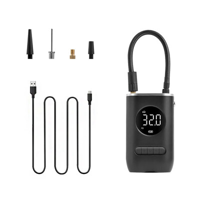 Bezvadu pārnēsājams gaisa sūknis 150 PSI mini riepu piepūtējs ar uzlādējamu akumulatoru ārkārtas lietošanai automašīnās, motociklos un velosipēdos