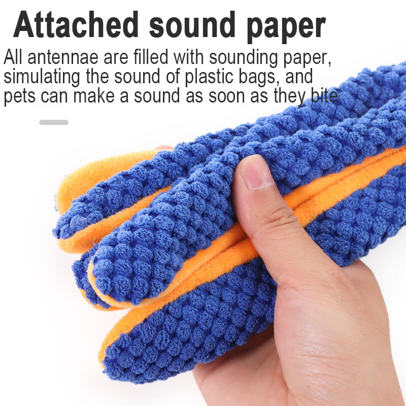 Plīša astoņkājis skaņas mājdzīvnieku rotaļlieta Dzīvnieks čīkstošs suņu rotaļlieta tīrīšanas zobu suns košļājama virve Košļājamās rotaļlietas maziem un vidējiem suņiem Interaktīva rotaļlieta
