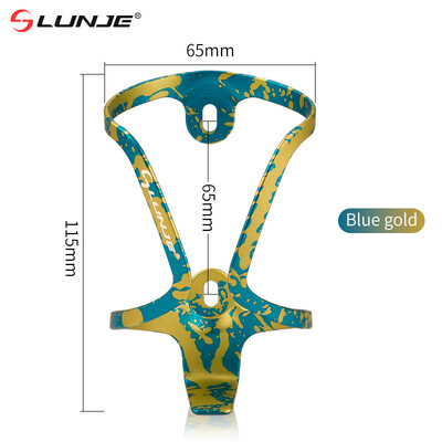 LUNJE velosipēda ūdens pudeļu būris MTB kalnu velosipēda pudeļu turētājs īpaši viegls alumīnija sakausējuma statīvs šosejas riteņbraukšanas piederumiem