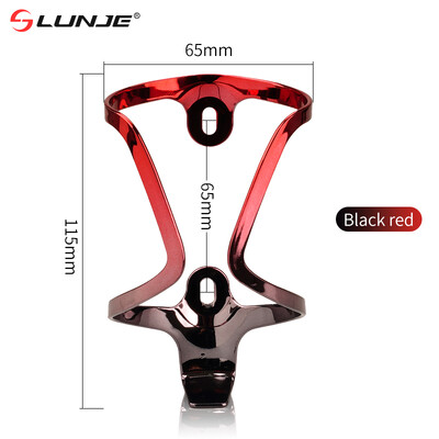 LUNJE velosipēda ūdens pudeļu būris MTB kalnu velosipēda pudeļu turētājs īpaši viegls alumīnija sakausējuma statīvs šosejas riteņbraukšanas piederumiem