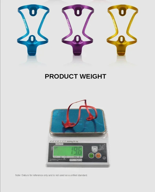 LUNJE velosipēda ūdens pudeļu būris MTB kalnu velosipēda pudeļu turētājs īpaši viegls alumīnija sakausējuma statīvs šosejas riteņbraukšanas piederumiem